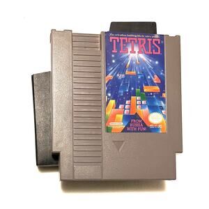 Tetris Nintendo NES 1989 Authentic Game + Sleeve+ Instruction Manual 80’s 90’s